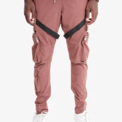 Life Code Track Pants - Utility Straps - Brown - 13P03