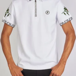 Politics T-Shirt - Allen Polo - White And Multi - ALLEN153