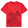 Purple-Brand T-Shirt - Palms High Risk - Red - P104-TJRH323