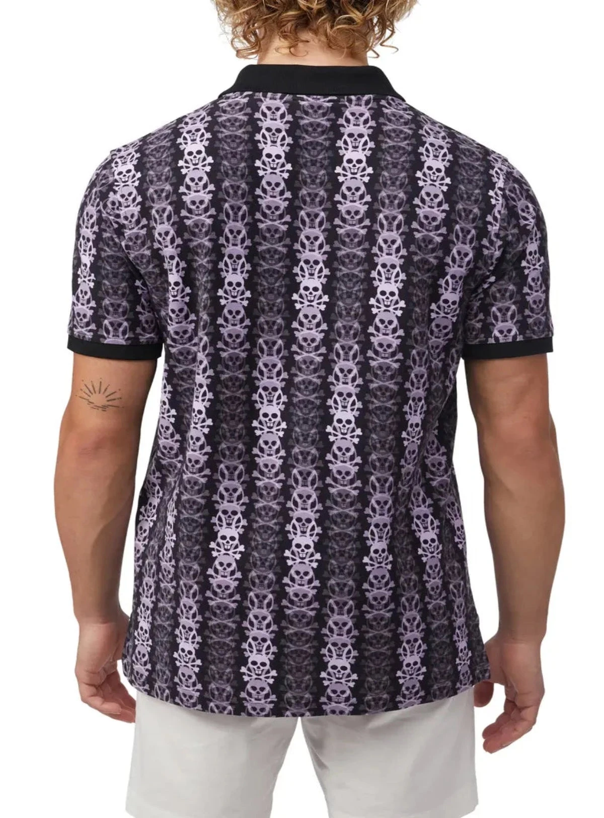 Psycho Bunny Polo T-Shirt - Mens Hudson- 001 Black - B6K783U1PC 2 Psycho Bunny Polo T-Shirt - Mens Hudson- 001 Black - B6K783U1PC - Image 2