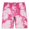 Purple-Brand Shorts - Carmine Dyed Layered Bleach - P020-CDLB
