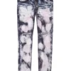 Purple-Brand Jeans - Black Bleached Out Splatter - P001-BBOS