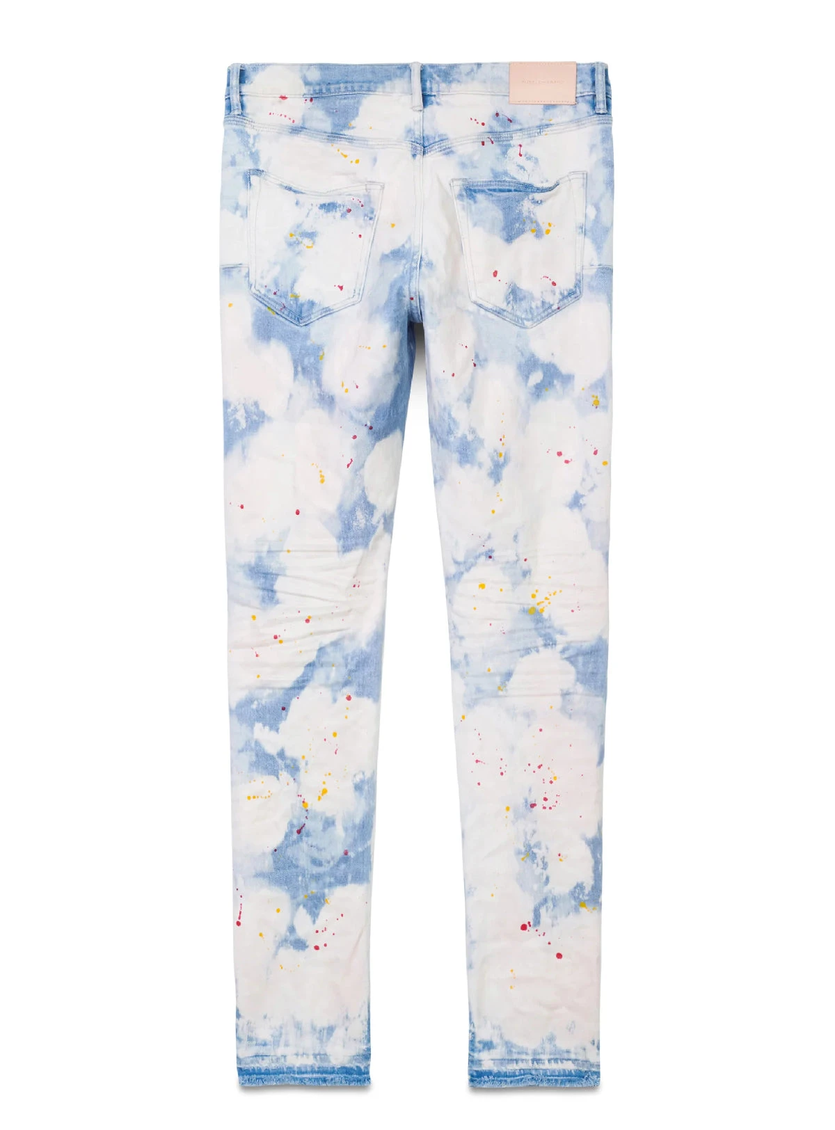 Purple-Brand Jeans - Light Faded Indigo Bleached Out Splatter - P001-IBOS 2 Purple-Brand Jeans - Light Faded Indigo Bleached Out Splatter - P001-IBOS - Image 2