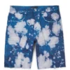 Purple-Brand Shorts - Blue Dyed Layered Bleach - P020-BDLB