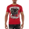 George V T-Shirt - Wild Panther - Red - GV2510