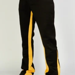 Rebel Minds Track Pants - Stripe Stacked Fit - Black And Gold - 100-411 6 Rebel Minds Track Pants - Stripe Stacked Fit - Black And Gold - 100-411 -Outfixel Sales AUGUST17754