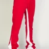 Rebel Minds Track Pants - Stripe Stacked Fit - Red And White - 100-411