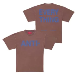 Wrathboy T-Shirt - Anti Everything - Vintage Brown - WB03-002