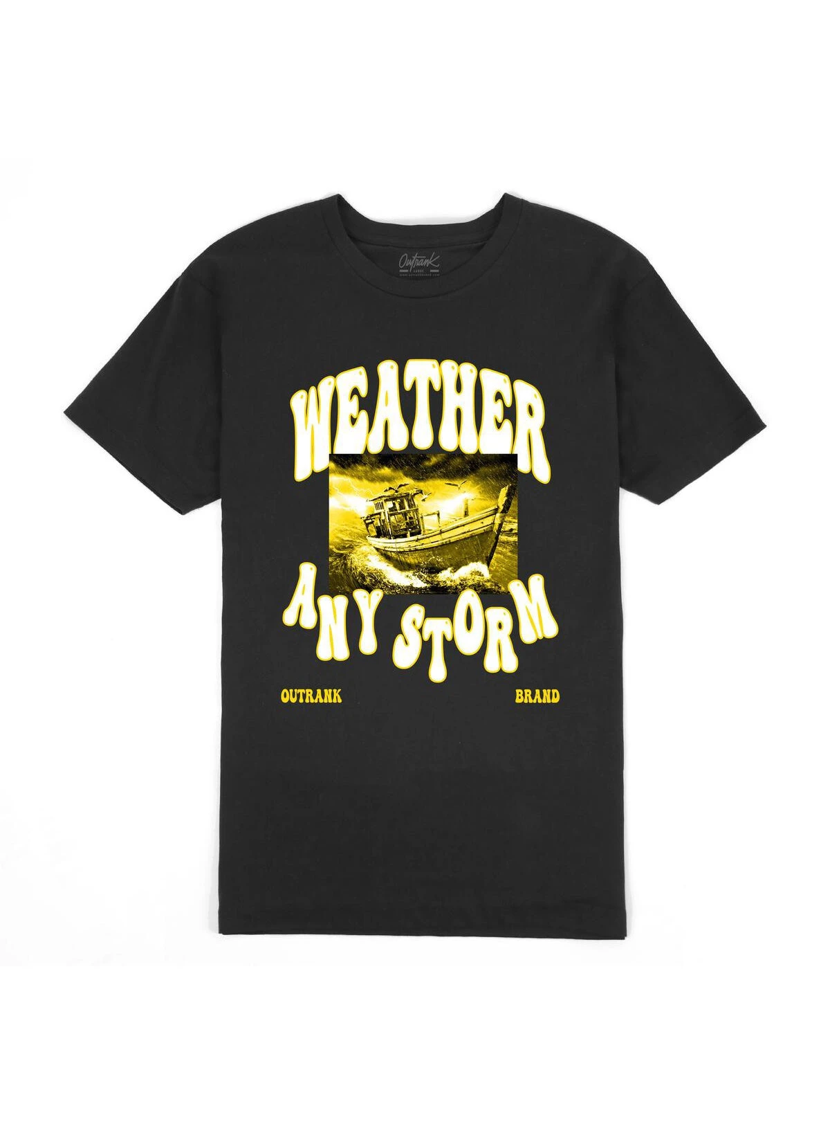 Outrank T-Shirt - Any Storm - Black - OR2365 1 Outrank T-Shirt - Any Storm - Black - OR2365