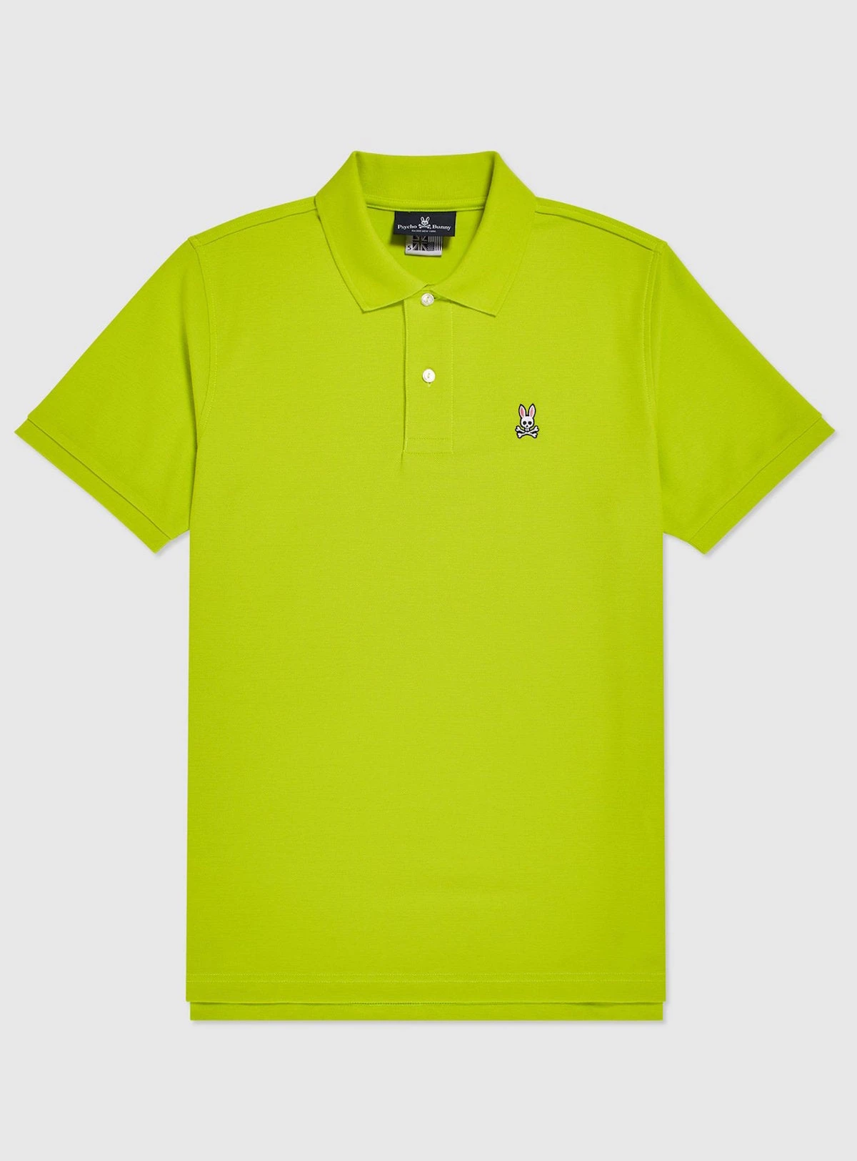 Psycho Bunny Polo - Classic Polo - Safety Yellow - B6K001N1PC 1 Psycho Bunny Polo - Classic Polo - Safety Yellow - B6K001N1PC