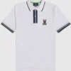 Psycho Bunny Polo - Holloway Polo - White - B6K167N1PC