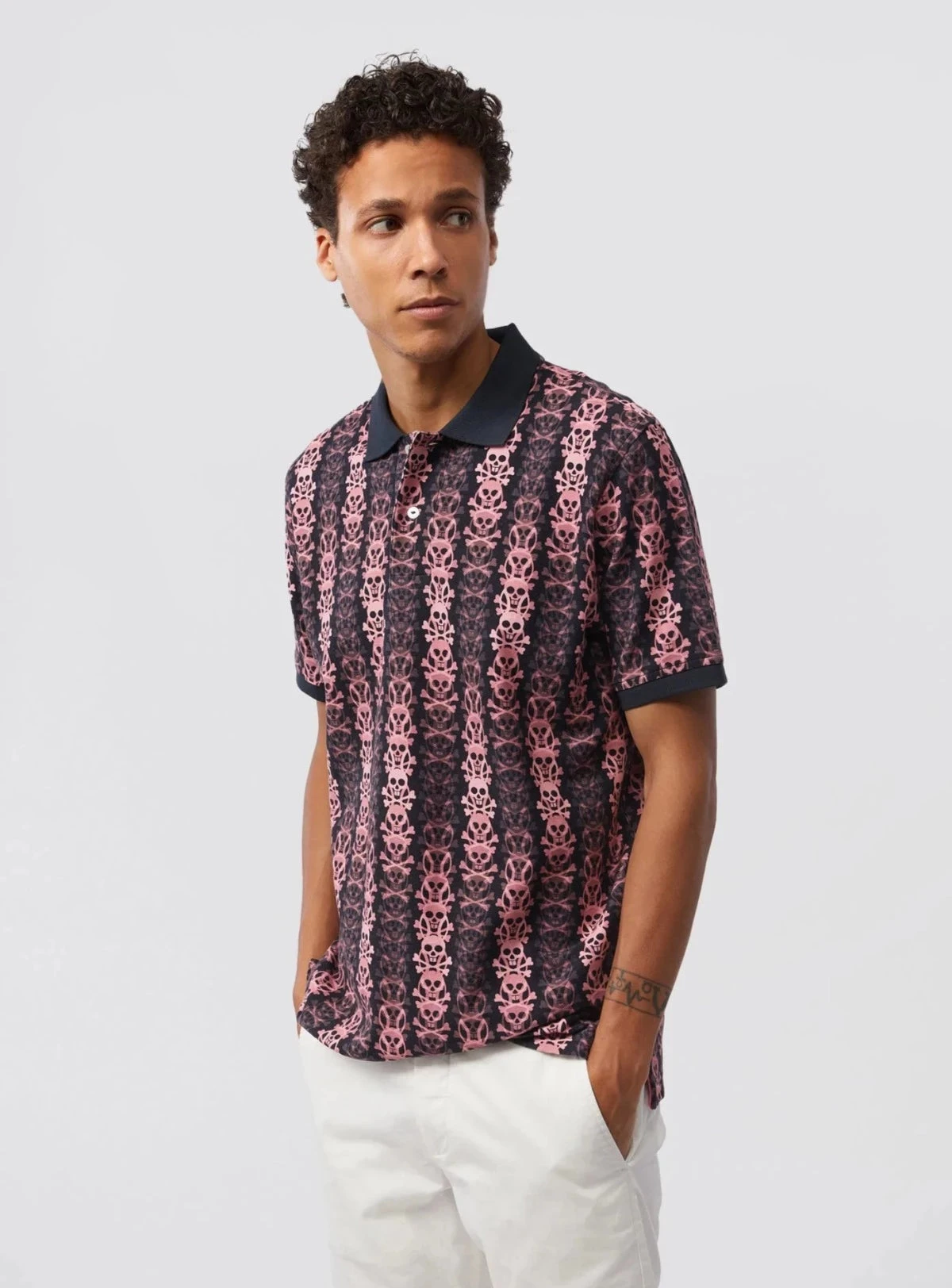 Psycho Bunny Polo T-Shirt - Mens Hudson- 401 Navy - B6K783U1PC 2 Psycho Bunny Polo T-Shirt - Mens Hudson- 401 Navy - B6K783U1PC - Image 2