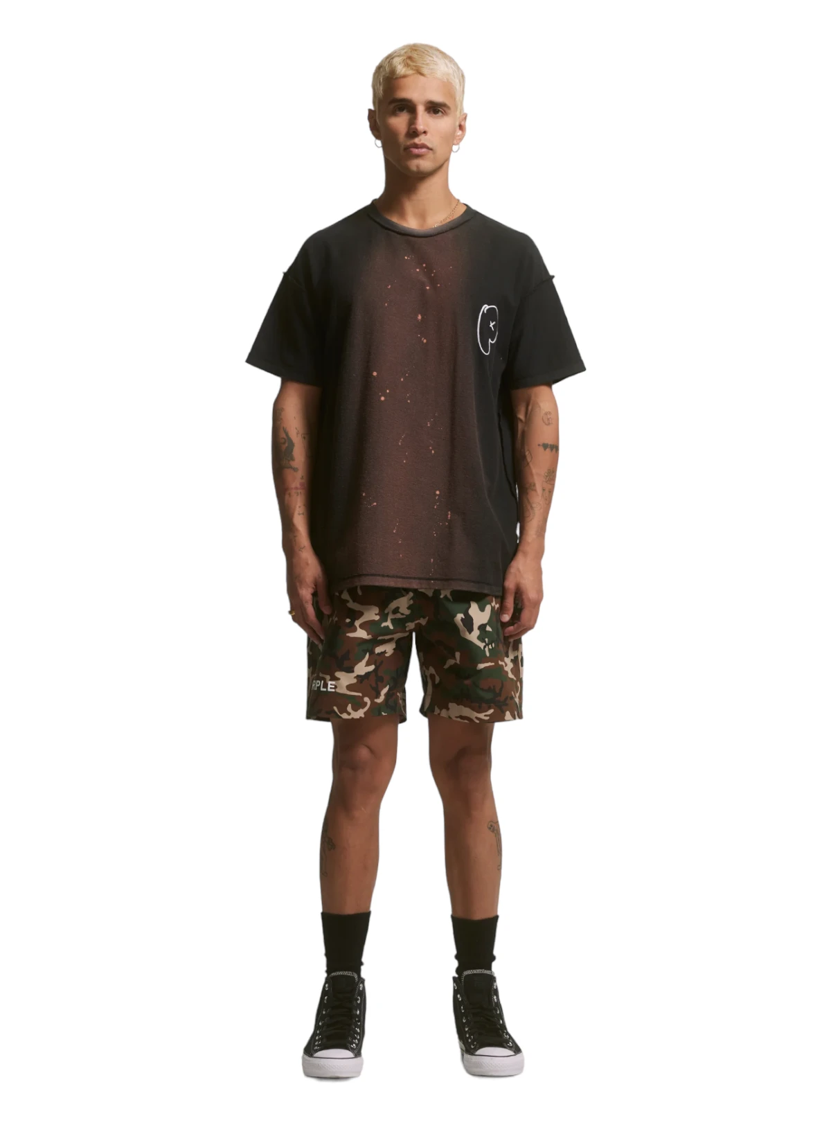 Purple-Brand Swim Trunks - All Round - Camo Multi - P504 - Image 2