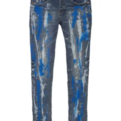 Purple-Brand Jeans - Mid Rise Slim - Vintage Indigo Blue - P002