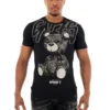 George V T-Shirt - Graffiti Bear GV Tag - Black - GV2514