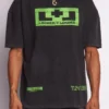 LNL T-Shirt - Beckman - Oversized - Black And Neon - 103