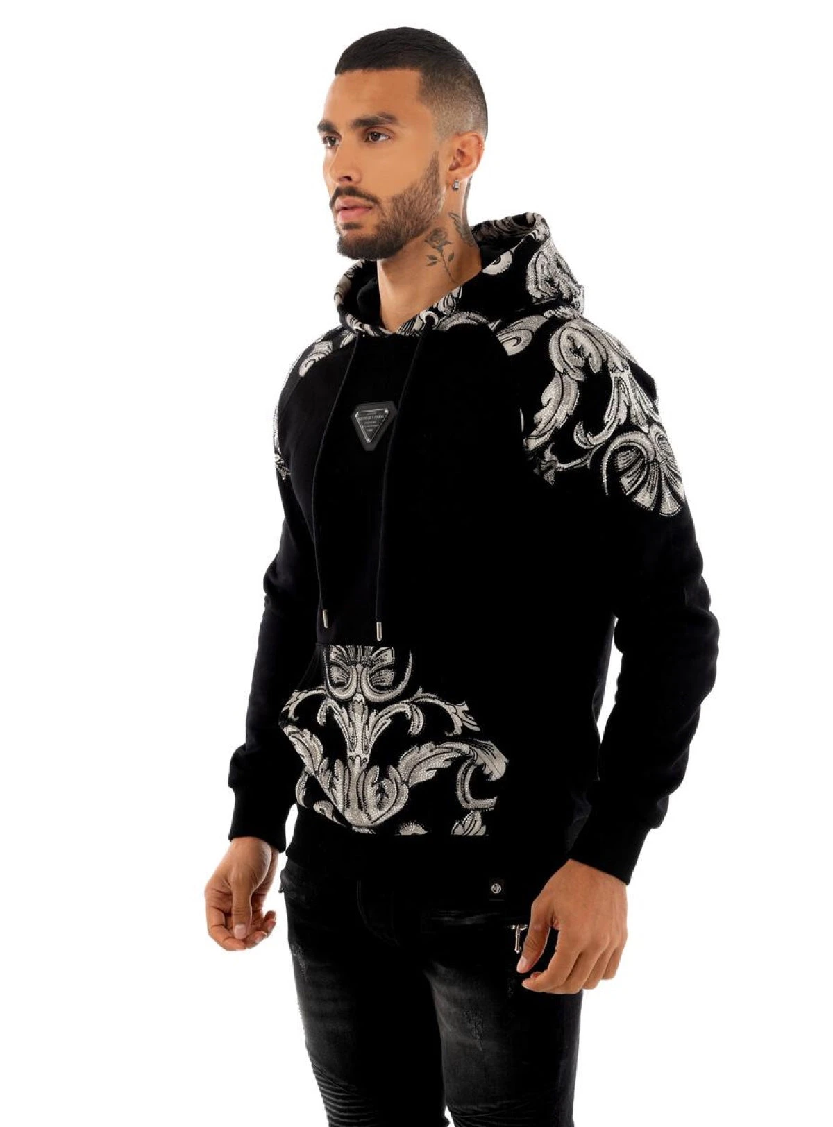 George V Hoodie - Unique - Black - GV2417 2 George V Hoodie - Unique - Black - GV2417 - Image 2