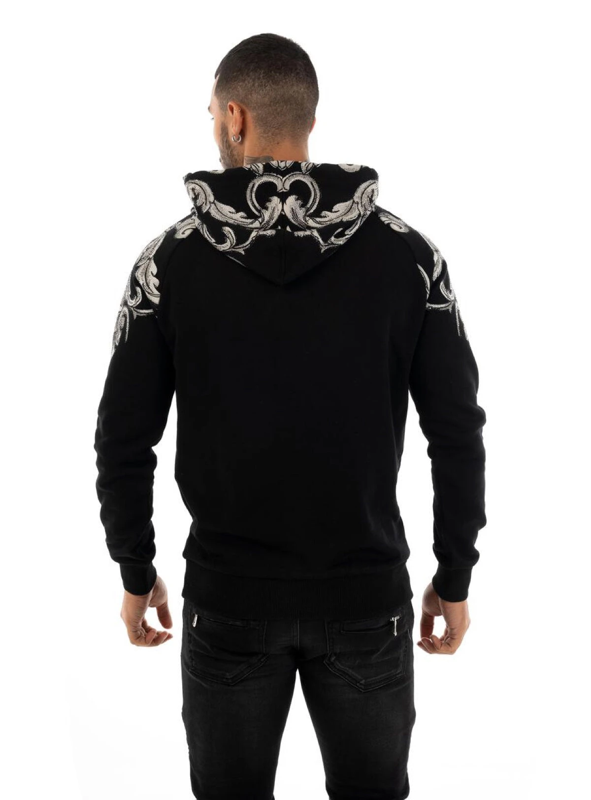 George V Hoodie - Unique - Black - GV2417 3 George V Hoodie - Unique - Black - GV2417 - Image 3