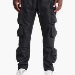 Life Code Track Pants - Twill Cargo - Black - 23P39
