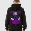 G West Hoodie - Newspaper "Climb To Reach" - Black - GWPLHD5012