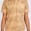 Inimigo Polo T-Shirt - Moving Letters - Warm Sand - IPL9219