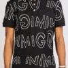 Inimigo Polo T-Shirt - Moving Letters - Dark Black - IPL9219