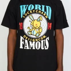 Bkys T-Shirt - Lucky Charm World Famous - Black - T815