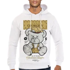 George V Hoodie - For The Culture - White - GV2603