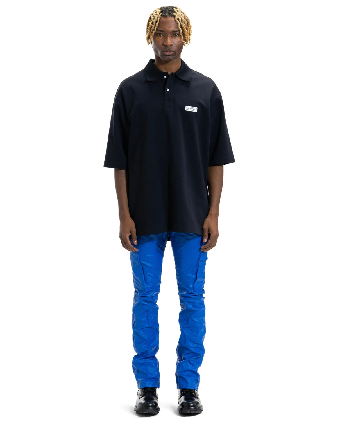 Purple-Brand Jeans - Patent Film Cargo- Blue - P004-PFCB423 3 Purple-Brand Jeans - Patent Film Cargo- Blue - P004-PFCB423 - Image 3