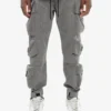 Life Code Track Pants - Twill Cargo - Heather Grey - 23P39