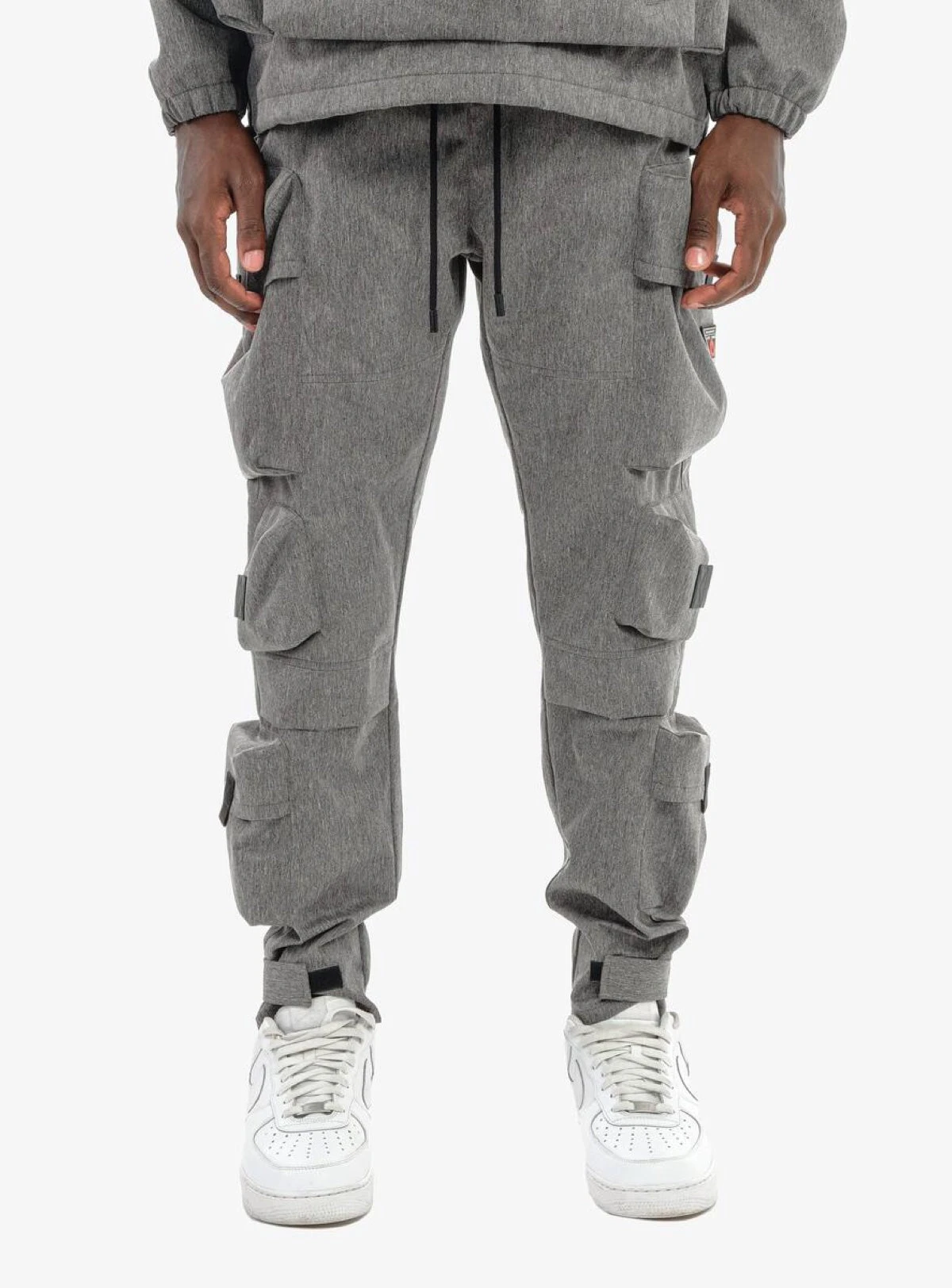 Life Code Track Pants - Twill Cargo - Heather Grey - 23P39 1 Life Code Track Pants - Twill Cargo - Heather Grey - 23P39