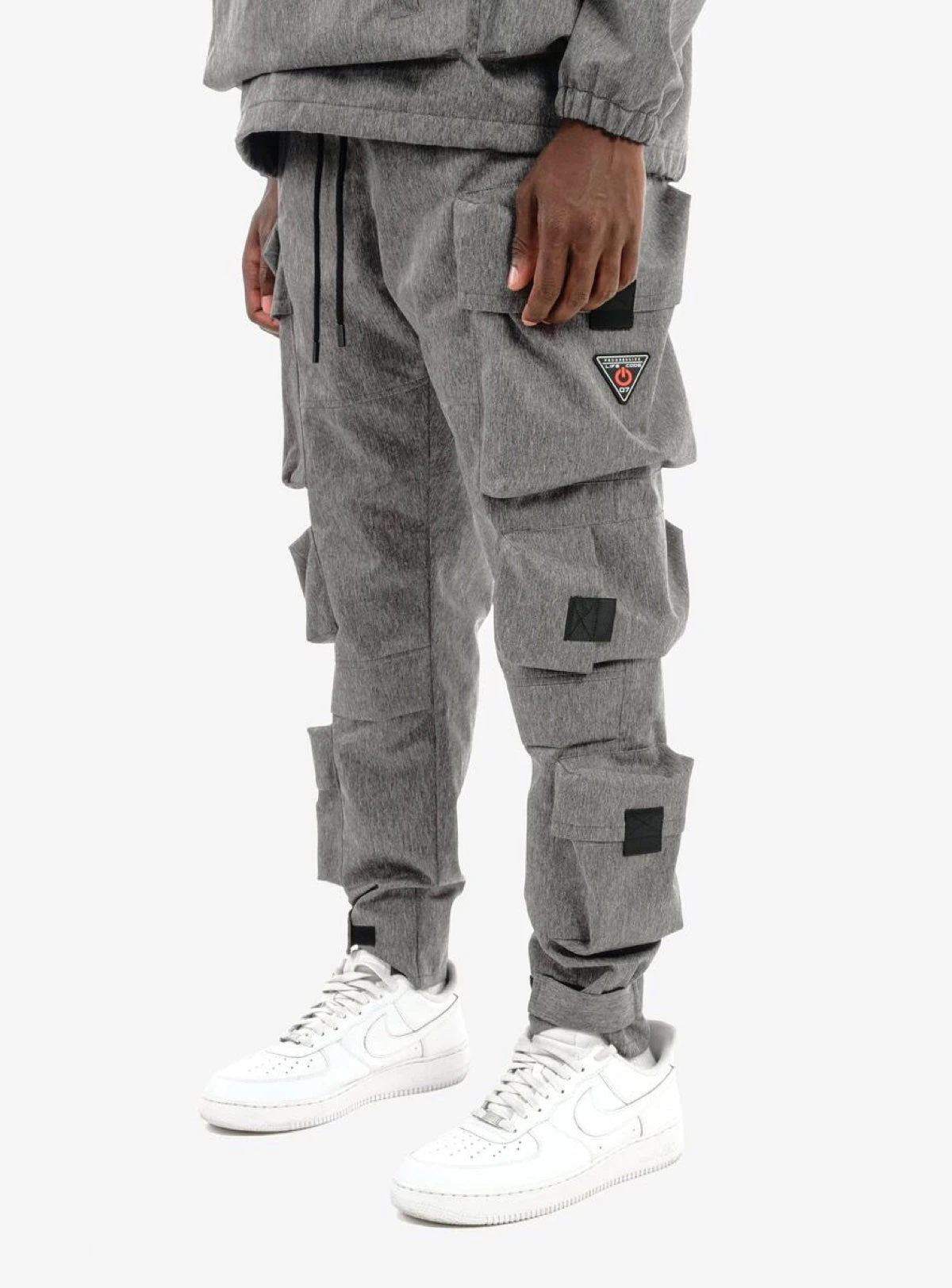 Life Code Track Pants - Twill Cargo - Heather Grey - 23P39 2 Life Code Track Pants - Twill Cargo - Heather Grey - 23P39 - Image 2