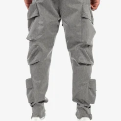 Life Code Track Pants - Twill Cargo - Heather Grey - 23P39 5 Life Code Track Pants - Twill Cargo - Heather Grey - 23P39 -Outfixel Sales GreyPants3 dsqz