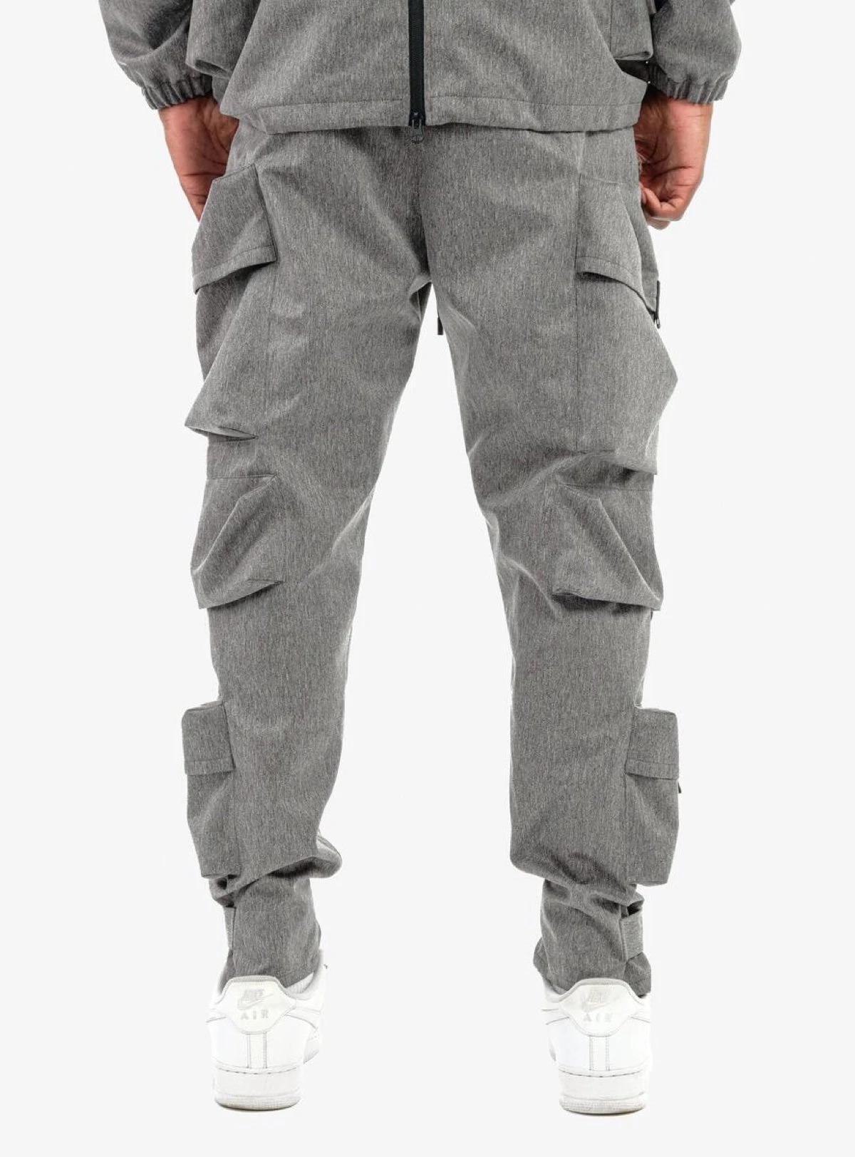 Life Code Track Pants - Twill Cargo - Heather Grey - 23P39 3 Life Code Track Pants - Twill Cargo - Heather Grey - 23P39 - Image 3