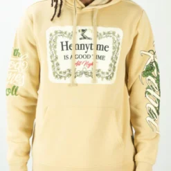 Rebel Minds Hoodie - Hennytime - Khaki - 132-377