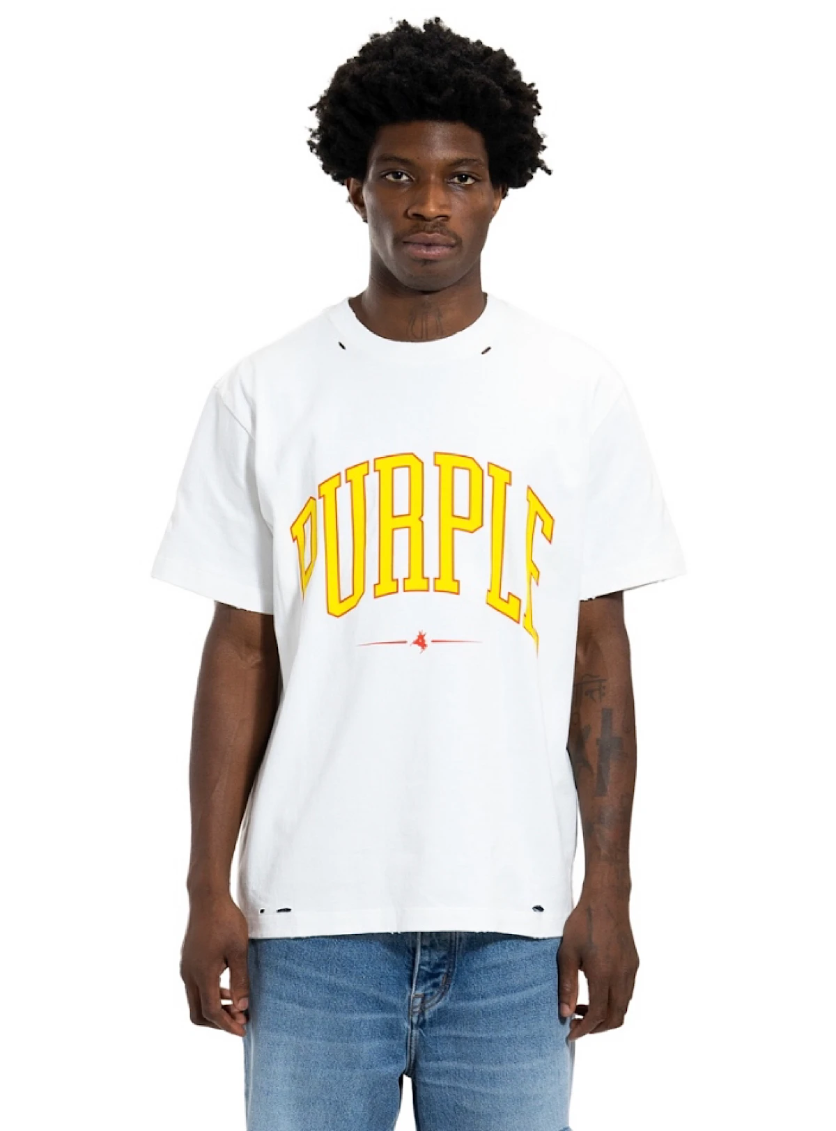 Purple-Brand T-Shirt - HWT Jersey Coconut Milk Collegiate - P117- HJCM423 2 Purple-Brand T-Shirt - HWT Jersey Coconut Milk Collegiate - P117- HJCM423 - Image 2