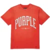 Purple-Brand T-Shirt - HWT Jersey Fiery Red Collegiate - P117- HJRW423