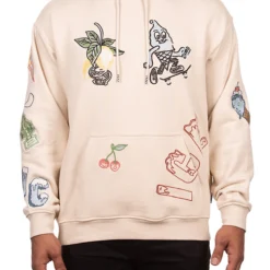Icecream Hoodie - Stitching - Fog - 431-7310