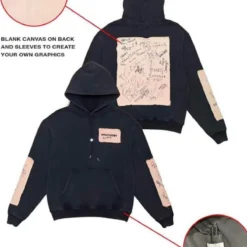 Wrathboy Hoodie - Your Own Design - Black - WB03-032