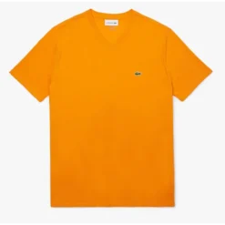 Lacoste - V-Neck Top - Orange-Dra - Th6710