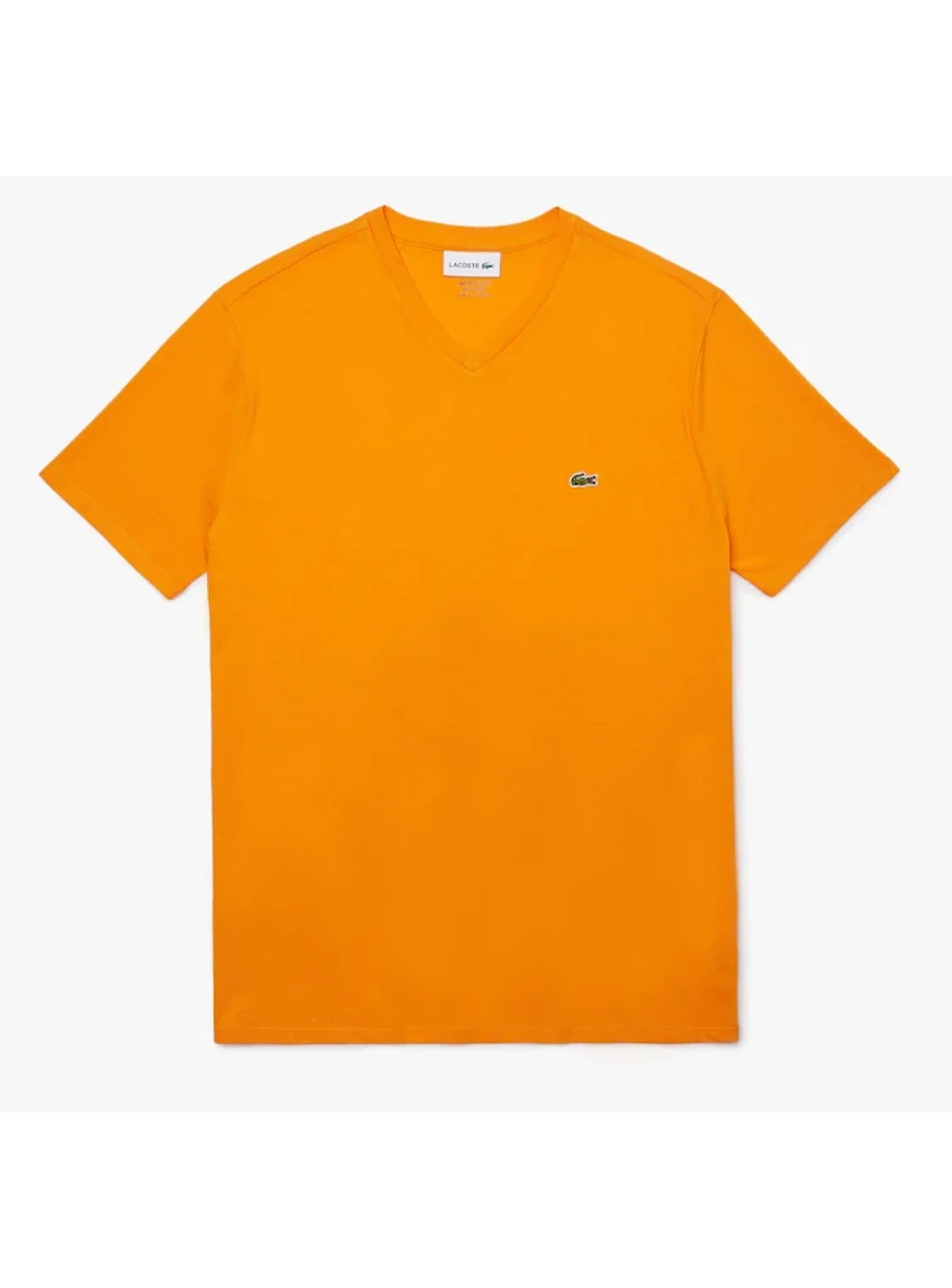 Lacoste - V-Neck Top - Orange-Dra - Th6710 1 Lacoste - V-Neck Top - Orange-Dra - Th6710