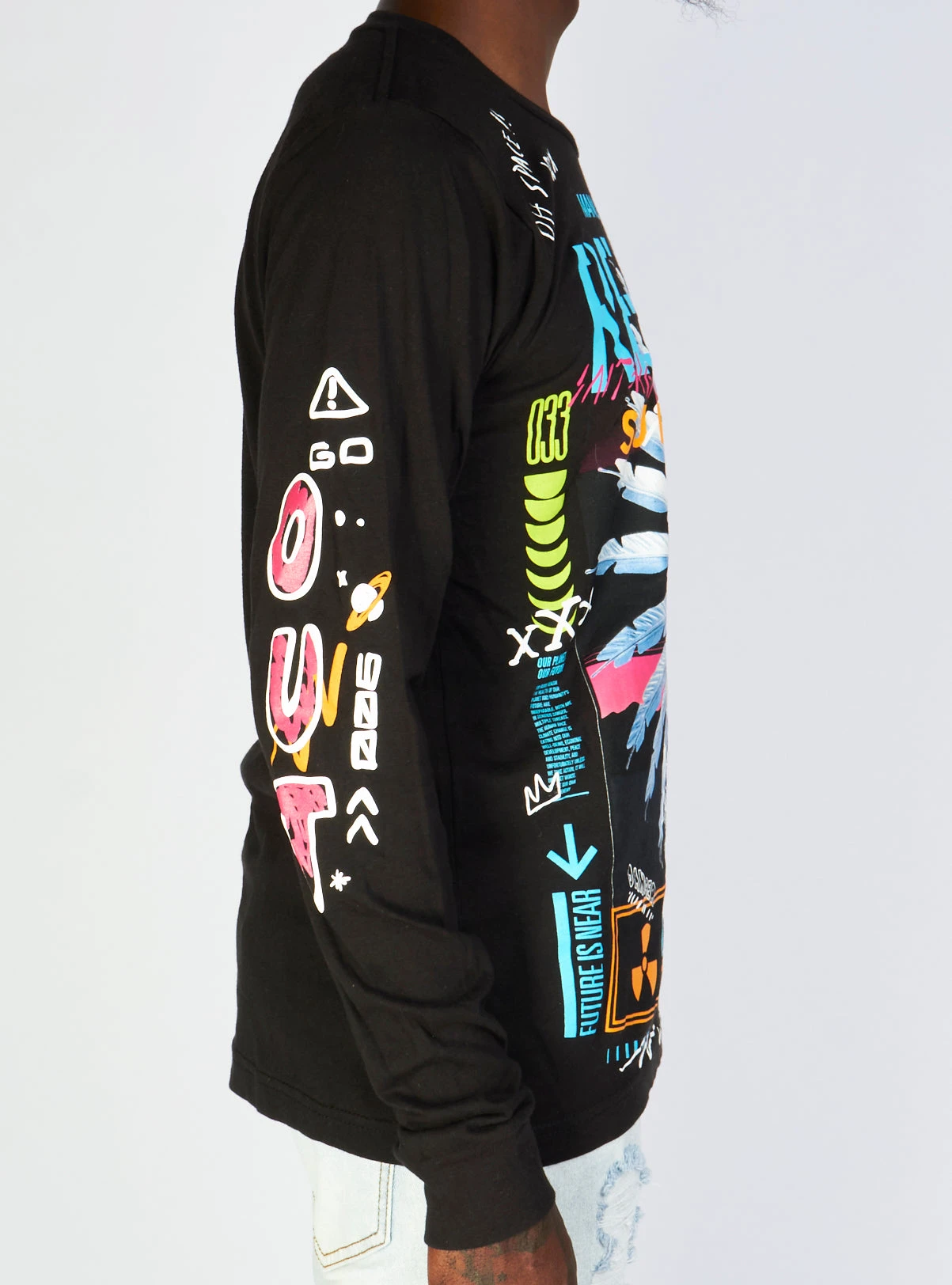 Reason Long Sleeve Shirt - Space Chief - Black - D0-030 3 Reason Long Sleeve Shirt - Space Chief - Black - D0-030 - Image 3