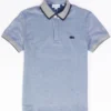 Lacoste Polo - Striped Collar - Blue-KXB - PH1924 51 VMI