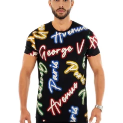 George V T-Shirt - Neon - Black - GV2360