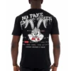 George V T-Shirt - No Fake Smile Given - Black - GV2552