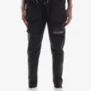 Life Code Track Pants - Nylon Cargo - Black - 23P55