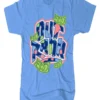 Outrank T-Shirt - Dolla Time Slime - Carolina Blue - QS472