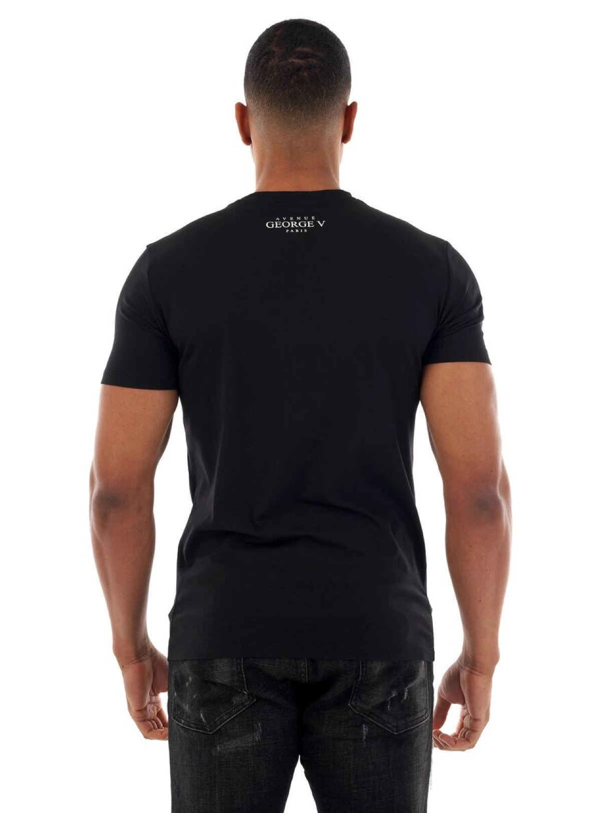 George V T-Shirt - Graffiti Bear GV Tag - Black - GV2514 2 George V T-Shirt - Graffiti Bear GV Tag - Black - GV2514 - Image 2