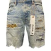 Purple-Brand Shorts - Indigo Animal Repair - P020