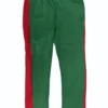 Ops Kids Track Pants - Stripe - Green/Red - 211